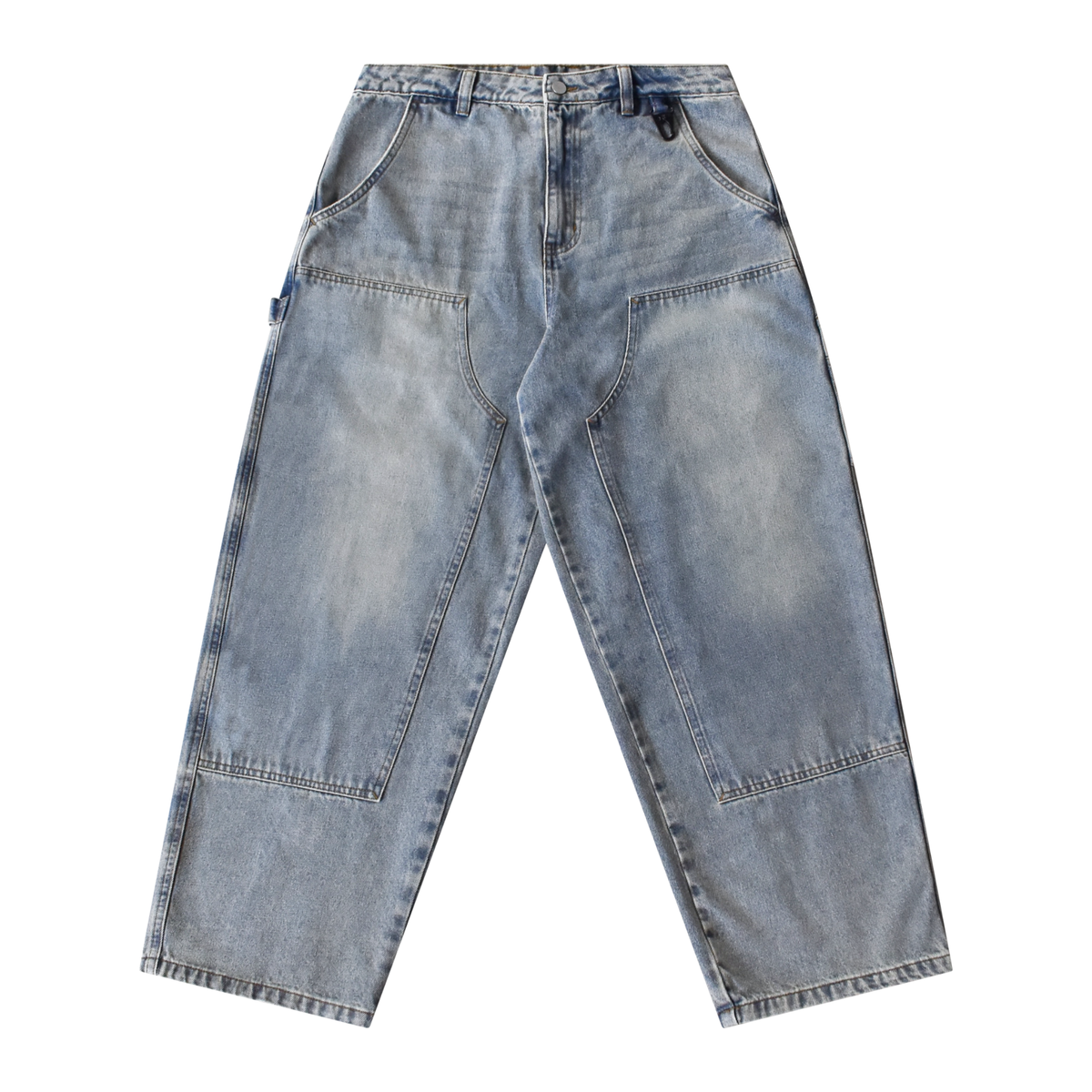 O.T. Denim Carpenter Pants - Washed Blue – Crooked Supply