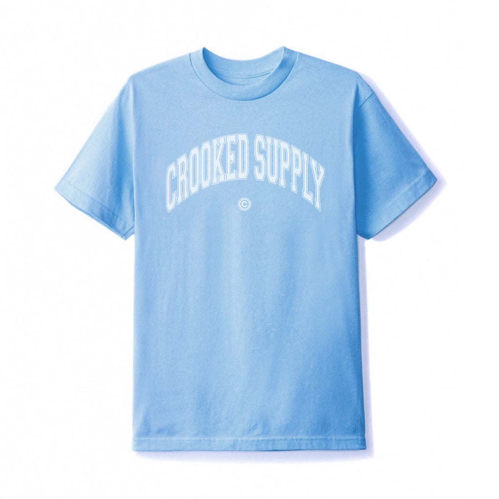 Crooked Supply - Jersey Tee - Light Blue