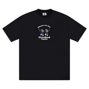 (New) Welcome to the Club - Black (Embroidered Logo)