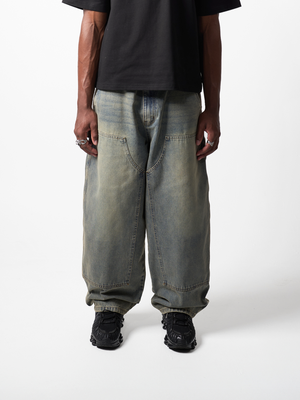 O.T. Denim Carpenter Pants - Washed Blue – Crooked Supply