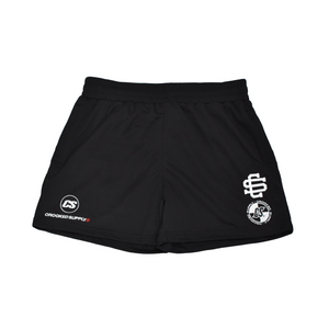 Logo Mesh Shorts - Black (5" Inseam)
