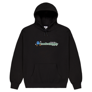 (New) Walk Club Hoodie Hoodie - Black (Embroidered Logo)