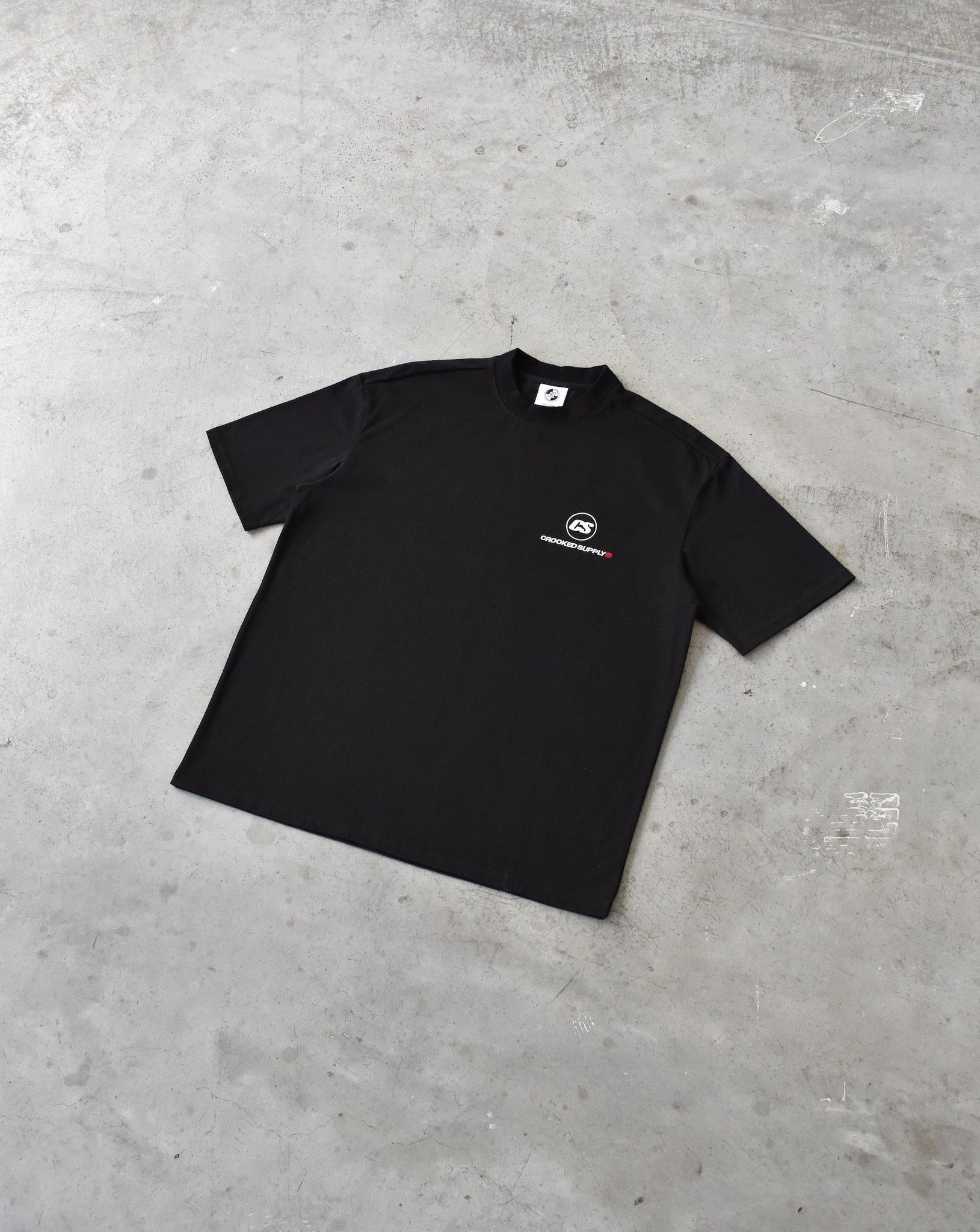 (New) V.I.P. Tee - Black (Embroidered Logo)