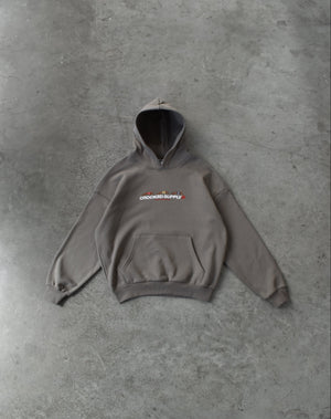 Punters Club Hoodie - Stone (Embroidered Logo)