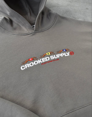 Punters Club Hoodie - Stone (Embroidered Logo)