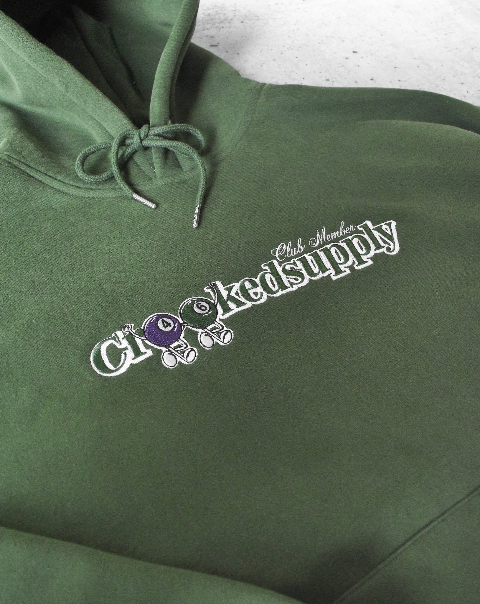 (New) Club Member Hoodie - Green (Embroidered)
