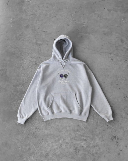 Welcome To The Club Hoodie - Heather Grey (Embroidered Logo