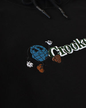 (New) Walk Club Hoodie Hoodie - Black (Embroidered Logo)