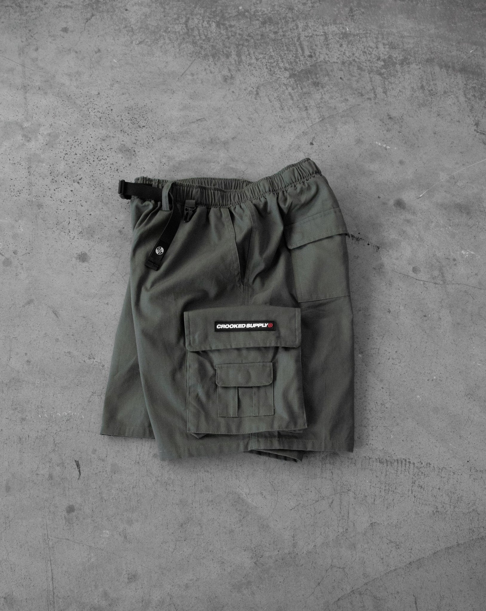 (New) Cargo Shorts - Khaki Green