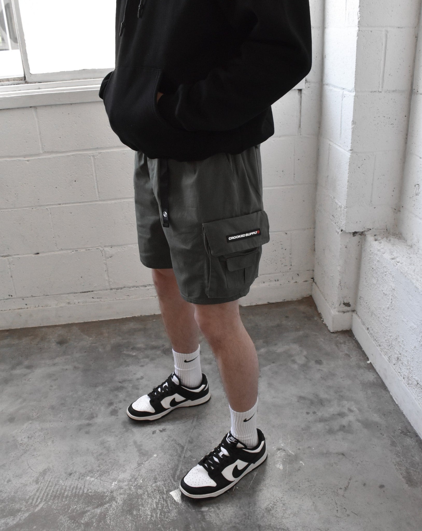 (New) Cargo Shorts - Khaki Green