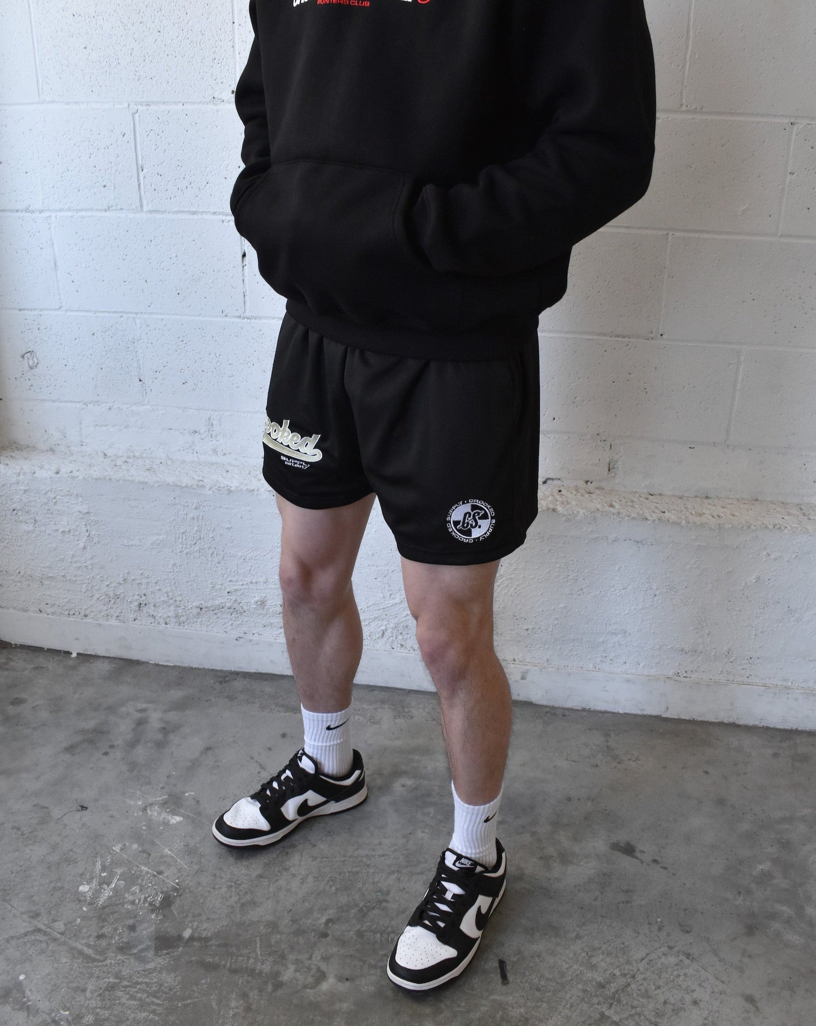 (New) Stadium Mesh Shorts - Black (5" Inseam)