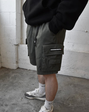 (New) Cargo Shorts - Khaki Green