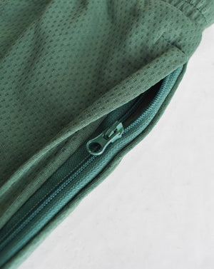 Logo Mesh Shorts - Green (5" Inseam)