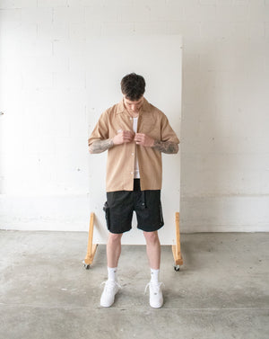 (New) Relax Checkered Shirt - Brown & Cream