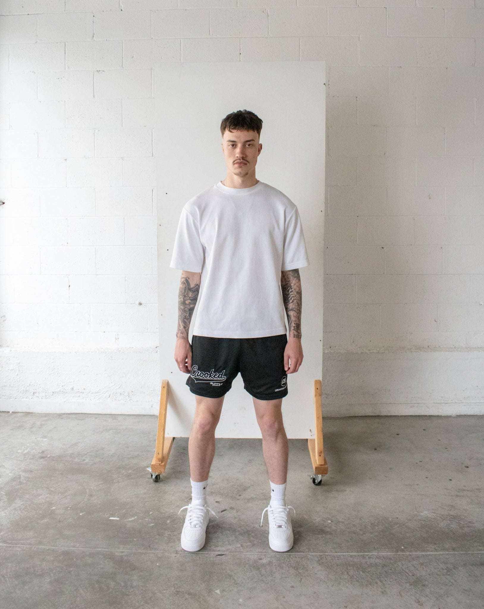 (New) Stadium Mesh Shorts - Black (5" Inseam)