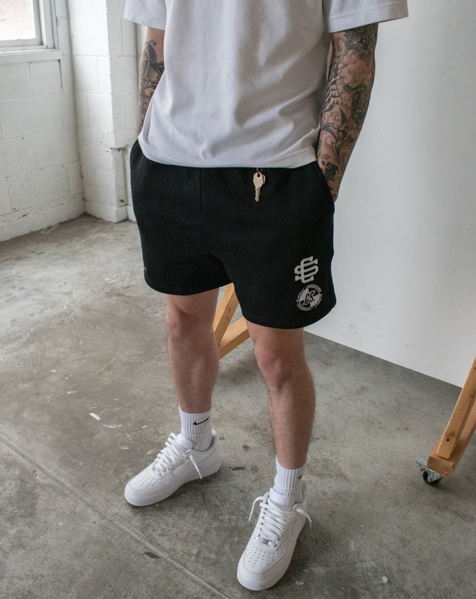 (New) Comfy Sweat Shorts - Black