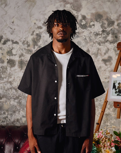 Relax Shirt - Black – Crooked Supply