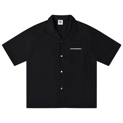 Relax Shirt - Black – Crooked Supply