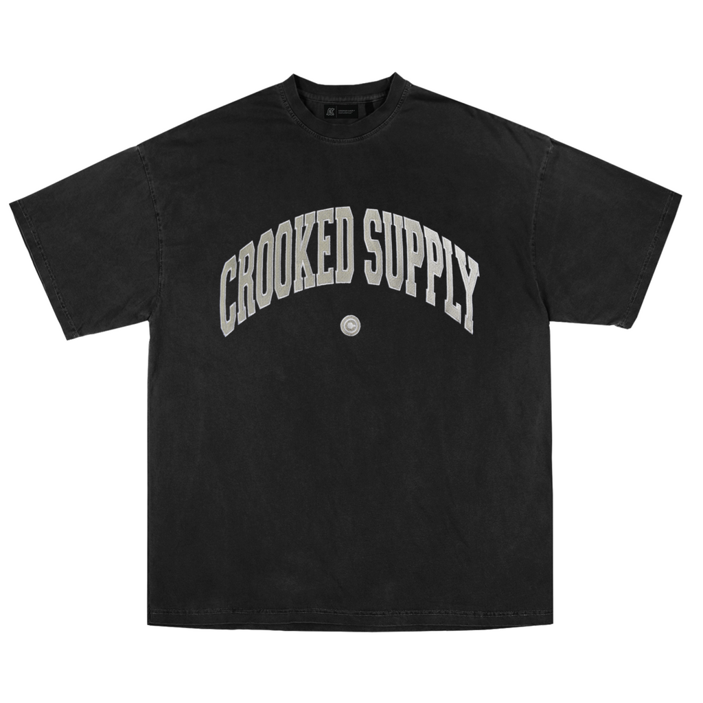 Jersey Tee - Vintage Washed (Embroidered Logo)