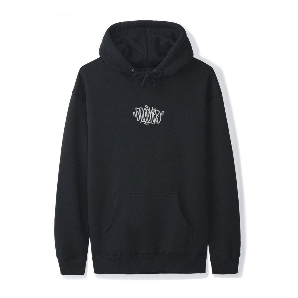 Graffiti Hoodie - Black (Embroidered)