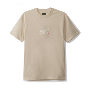 Graffiti Tee - Mushroom (Embroidered Logo)