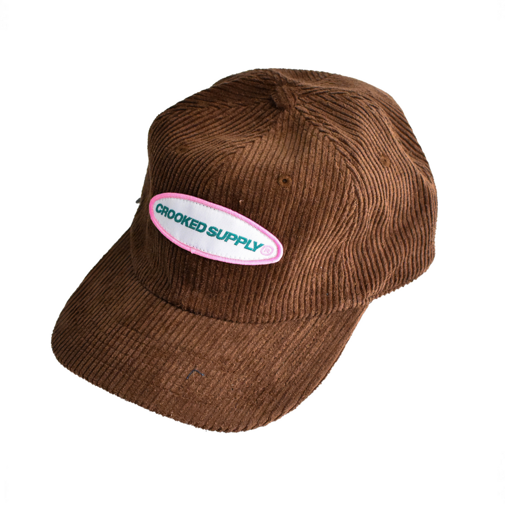 Cord Cap - Unstructured 6 Panel (Brown)