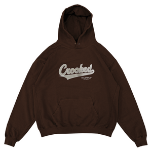 Stadium Hoodie - Brown (Embroidered Logo)