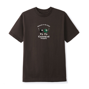 Welcome to the Club Tee - Chocolate