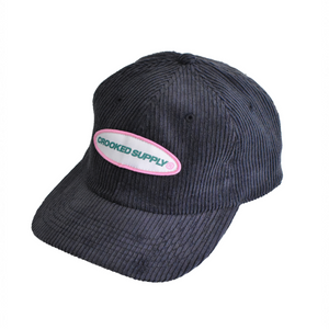 Cord Cap - Unstructured 6 Panel (Navy)