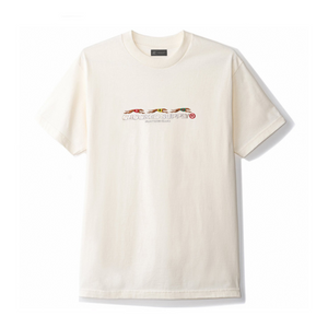 Punters Club Tee - Cream (Embroidered Logo)