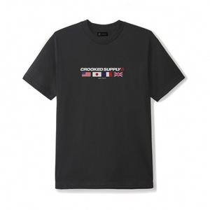 Flag Tee - Vintage Washed Black