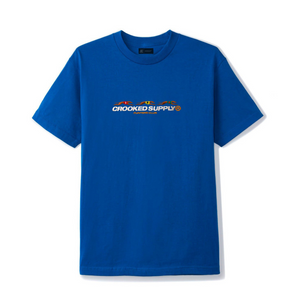 Punters Club Tee - Royal Blue (Embroidered Logo)