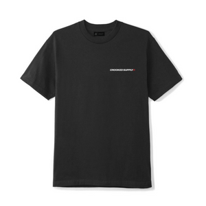 Sponno Tee - Washed Black (Back Logo Print)