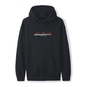 Punters Club Hoodie - Black (Embroidered Logo)