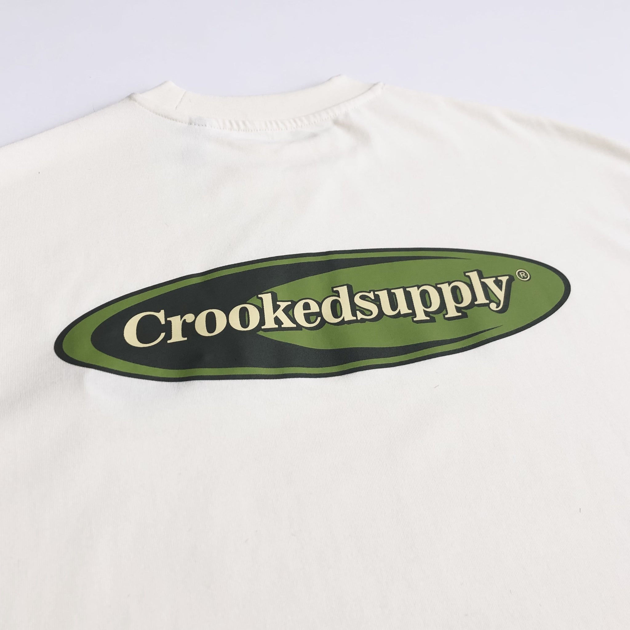 Oversized Luxury Tee (Era Design)  - Cream