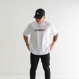 Crooked Supply 8BALL Tee - White