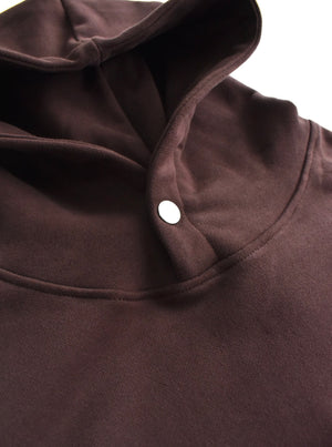 Stadium Hoodie - Brown (Embroidered Logo)