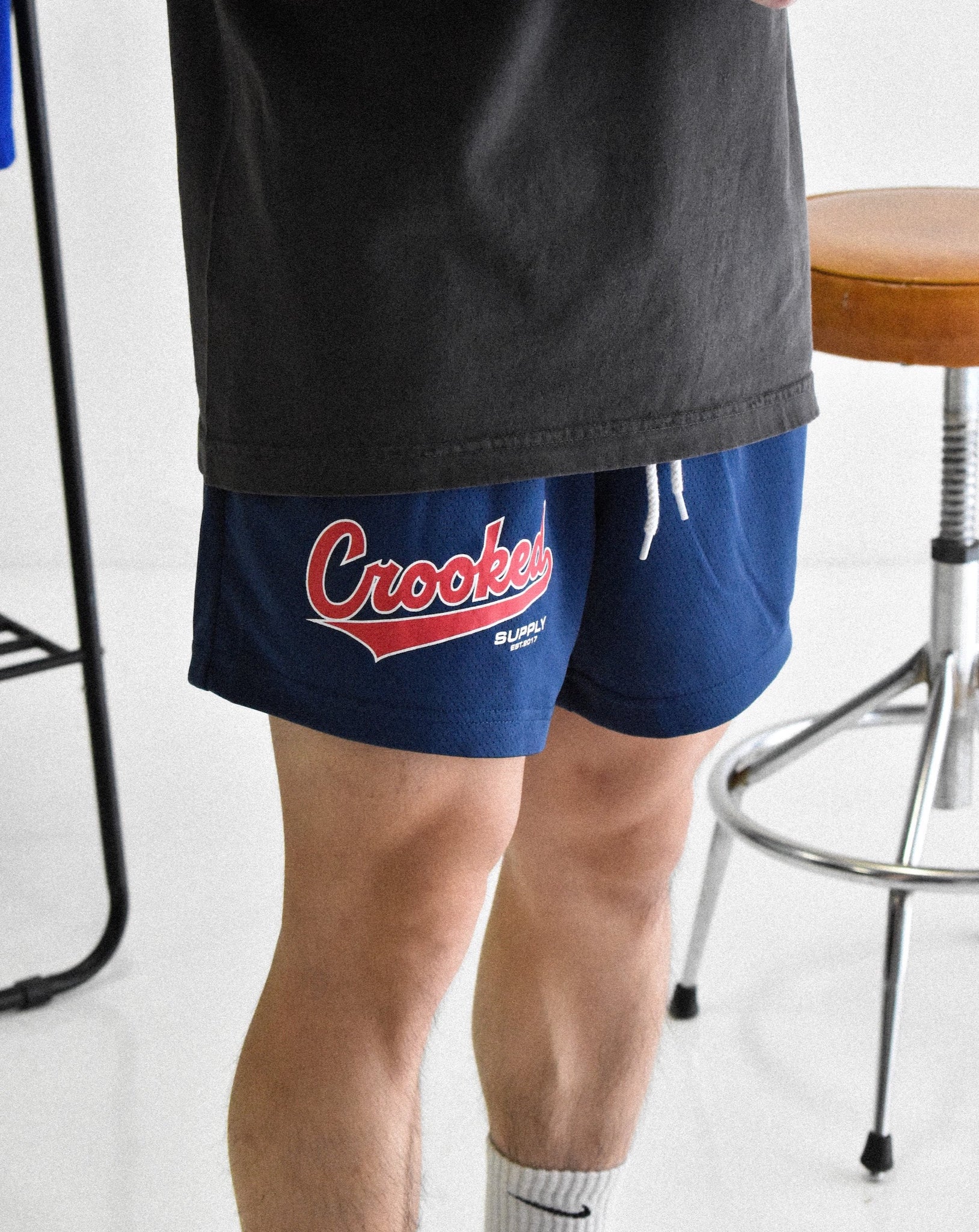Stadium Mesh Shorts - Navy