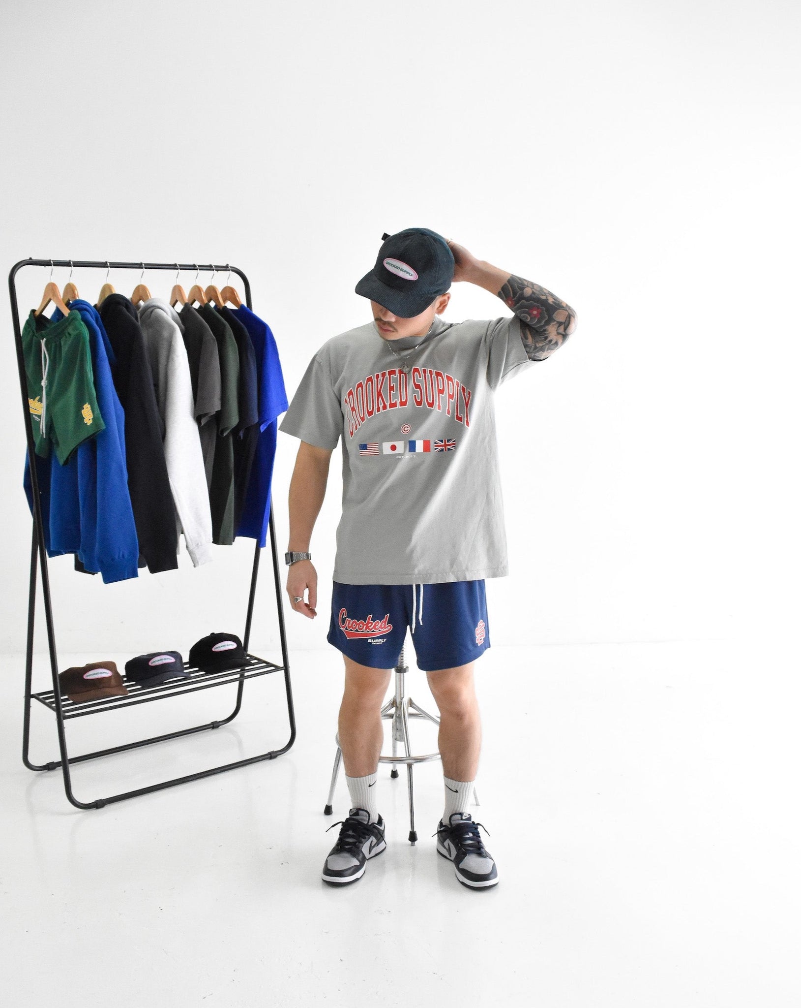 Stadium Mesh Shorts - Navy