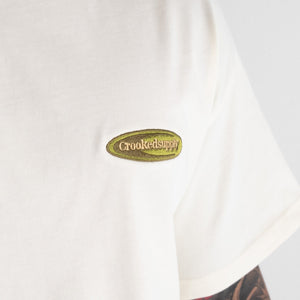 Oversized Luxury Tee (Era Design)  - Cream