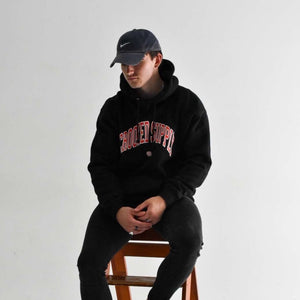 Crooked Supply Jersey Hoodie v3 - Black