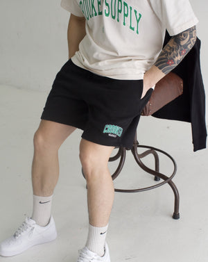 Statement Fleece Shorts - Embroidered Logo