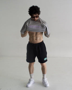 Statement Fleece Shorts - Embroidered Logo
