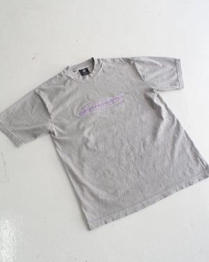 360 Tee v2 - Dark Silver (Embroidered Logo)