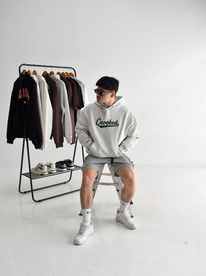 Stadium Hoodie - Light Grey (Embroidered Logo)