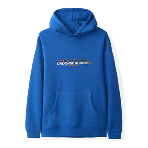 Punters Club Hoodie - Royal Blue (Embroidered Logo)
