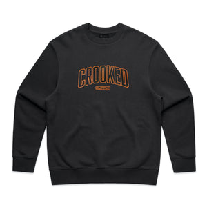 Statement Crew (Embroidered Logo) - Charcoal