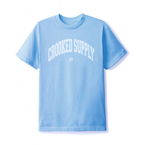 Crooked Supply - Jersey Tee - Light Blue